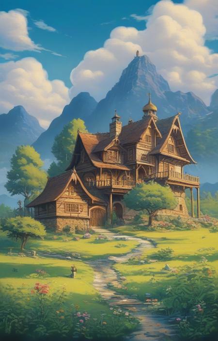 A cartoon scene style suitable for e-commerce - tangbohu [SDXL] 63