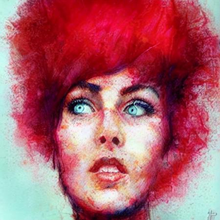 Acrylic, Multi-Colored Style Art (6)