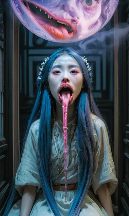 Monster Codex-Long tongue ghost | 怪物志-百鬼-吊死鬼版本v1.0 (ID: 163337)