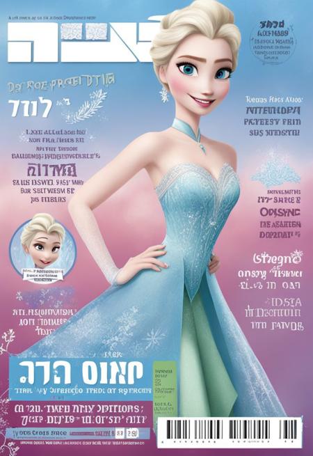 SDXL LaIsha Magazine Cover LoRA