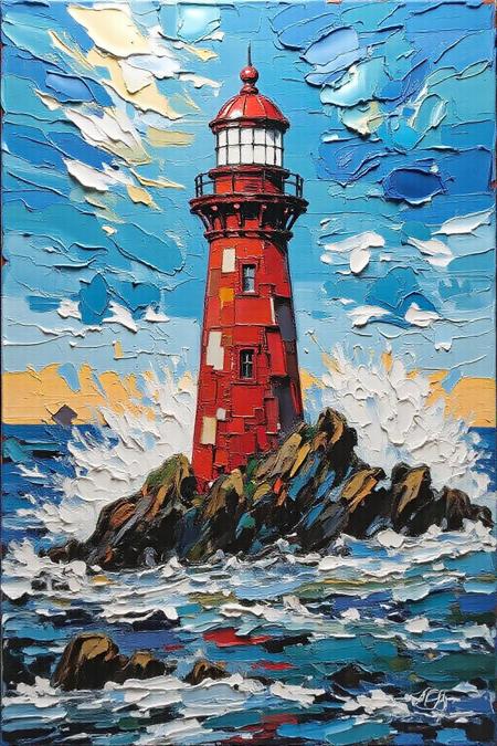Impasto Oil Painting Style