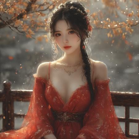 Anchemix chinese dress 暗可写真 古装 纱裙 SDXL