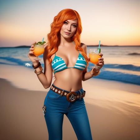 Nami - One Piece - Flux1.D & SDXL