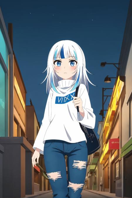 Gawr Gura (Tonari Animation Style) || Hololive V-Tuber