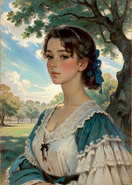 oil painting portrait