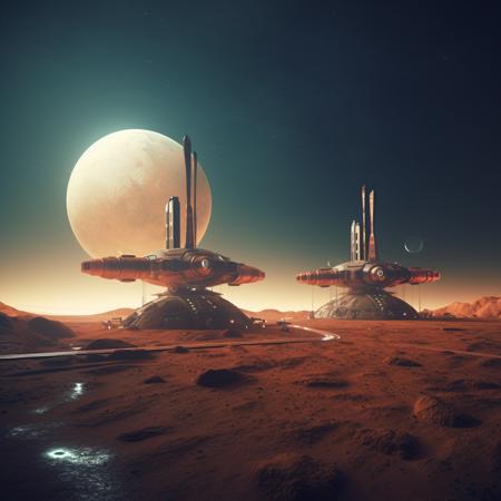 XSarchitectural-17SciencefictioncityonMars