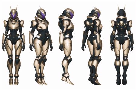 F1/XL/SD1 Mecha Turn, Multi-View, Turnaround, Model Sheet, Character Design