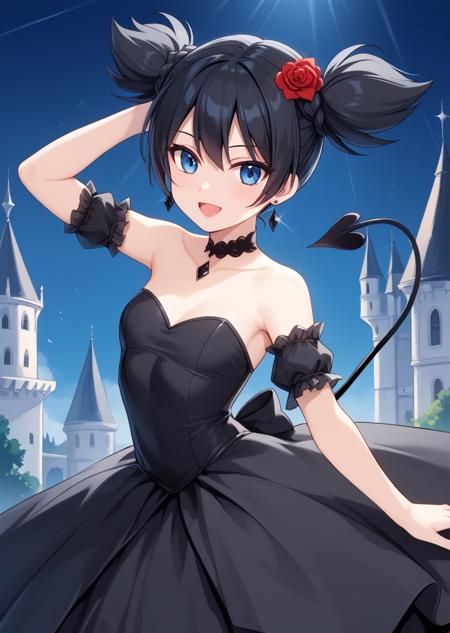 Kurumi Nui (Human Kuromi - Sanrio) [Illustrious/pony]版本Pony v2 (ID: 1142570)