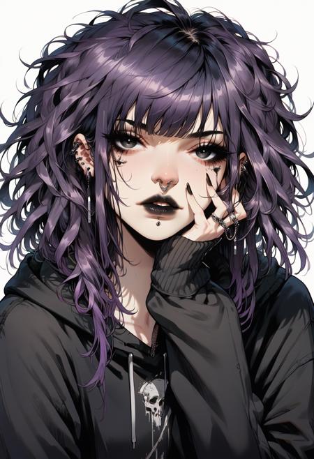 Goth Girl Aesthetic style [PonyXL]