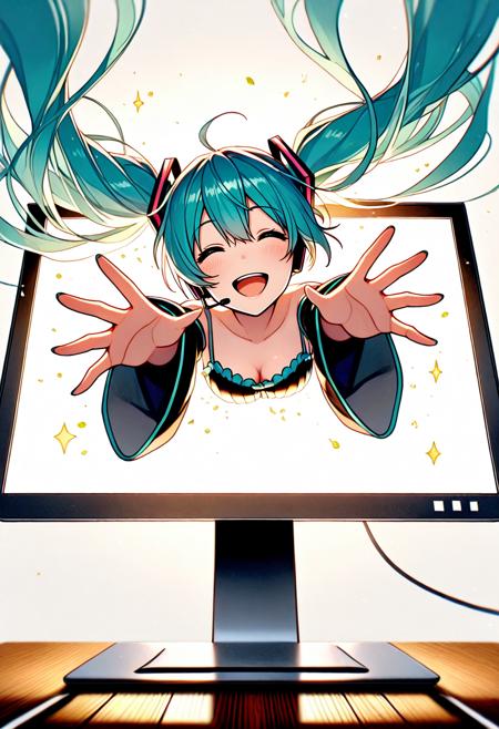 Emerging from Screen [Illustrious]