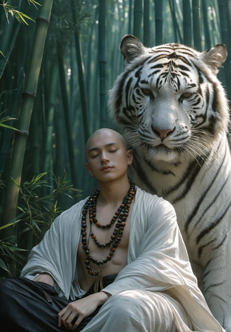 绪儿XL-猛虎下山 xuer White tiger