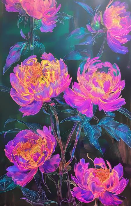 style of neon light drawing [SDXL] 434