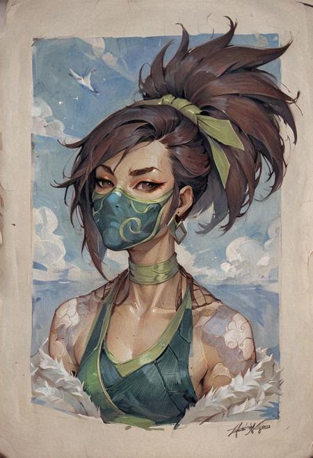 Akali - League of Legends - Pony diffusion