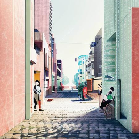 插画风建筑zarch_illustration