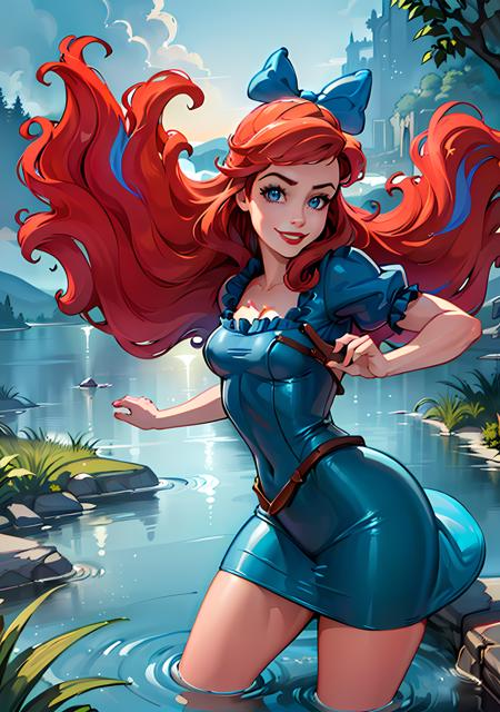 Ariel (The Little Mermaid) Princess Disney - SD 1.5 | XL PONY - by YeiyeiArt