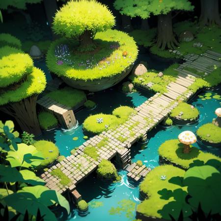 Abandoned Land - Game Scene Conceptual Design - Fantasy/Mythical Legend/2.5D