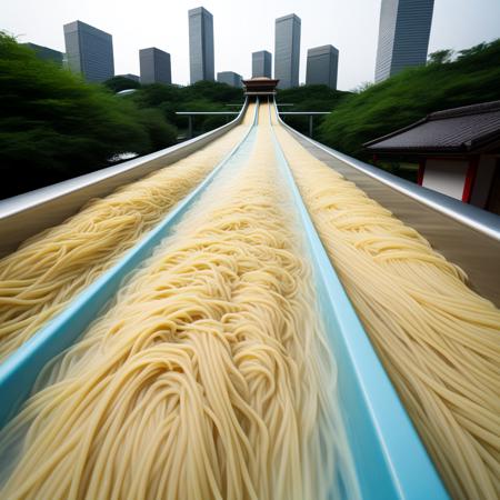 spaghetti and soumen slider