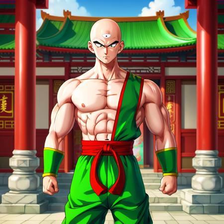 Ten Shin Han - Dragon Ball - SDXL Realistic & Anime