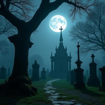 Haunted Streets of Highgate: A Gothic Cemetery Lora