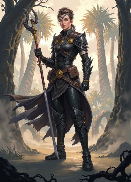 Dark Fantasy Digital Art Style
