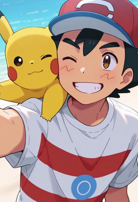 Ash Ketchum - Pokémon Sun and Moon version - Pony + Illustrious