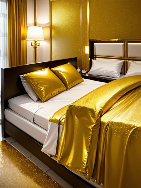 gold Luxury bedroom