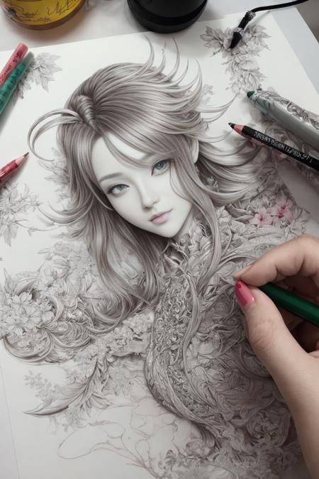 Very High Quality Handmade Drawing Generator Concept