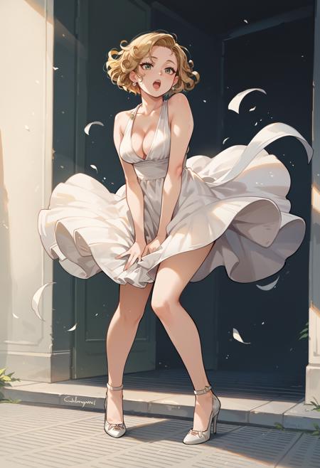 dress tug（marilyn_monroe_(cosplay) ）