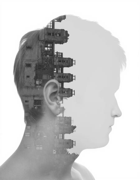 Double exposure - Dan Mountford Style