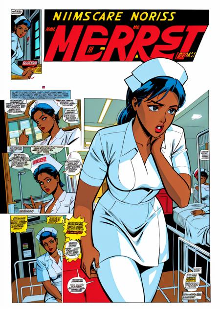 Nurse Comic Generator (EXTREMELY SILLY LoRA EXPERIMENT)