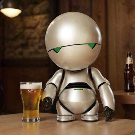 Marvin the Paranoid Android - The Hitchhiker's Guide to the Galaxy - SDXL