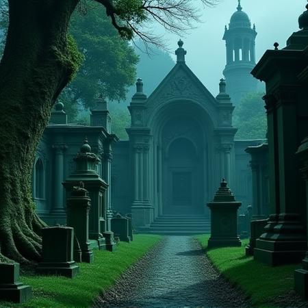 Haunted Streets of Highgate: A Gothic Cemetery Lora