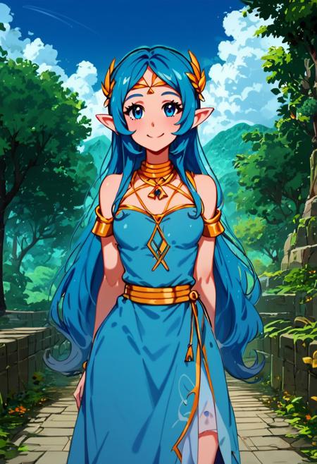 Nayru (The Legend Of Zelda: Oracle of Seasons) [Pony & SD1.5]