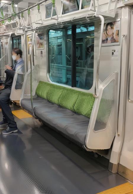 JR East E235 series train interior PONY