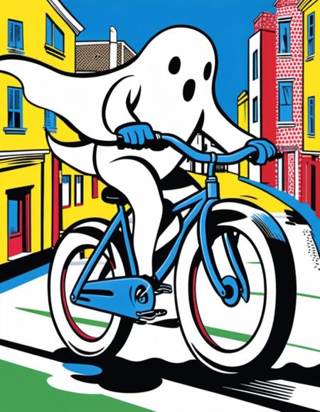 Pop Art - Roy Lichtenstein Style - SDXL 1.0