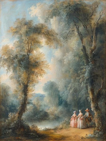 style of Jean-Antoine Watteau [SDXL] 124
