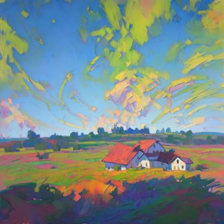 oil pastel,油画棒质感,肌理