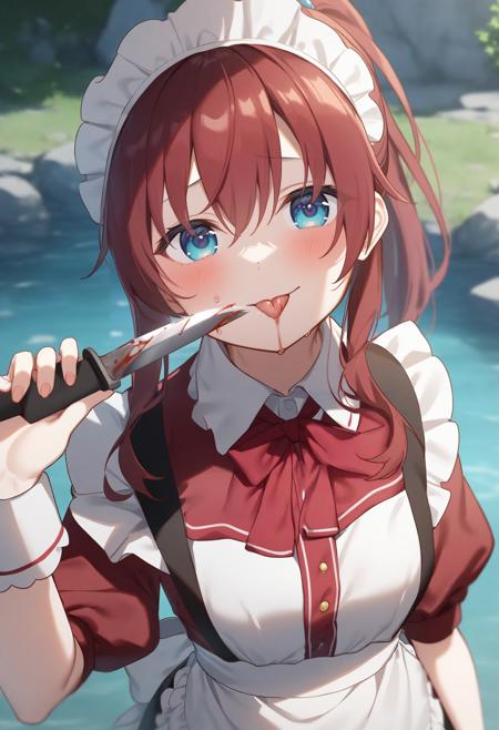 licking knife / ナイフ舐め / 刃物舐め