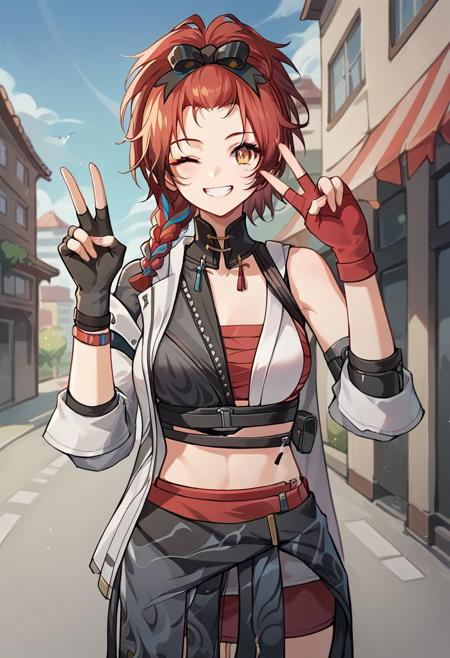 Chixia (熾霞) - Wuthering Waves (鸣潮) [Pony]版本1.0 (ID: 535302)