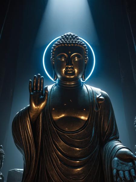 China Style Buddha Statue LoRA