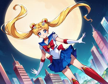 Usagi Tsukino (月野 うさぎ) / Sailor Moon (セーラームーン) - Sailor Moon (美少女戦士セーラームーン) - COMMISSION W/ DATASET
