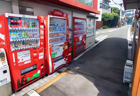 自動販売機1 Vending Machines in Japan SDXL