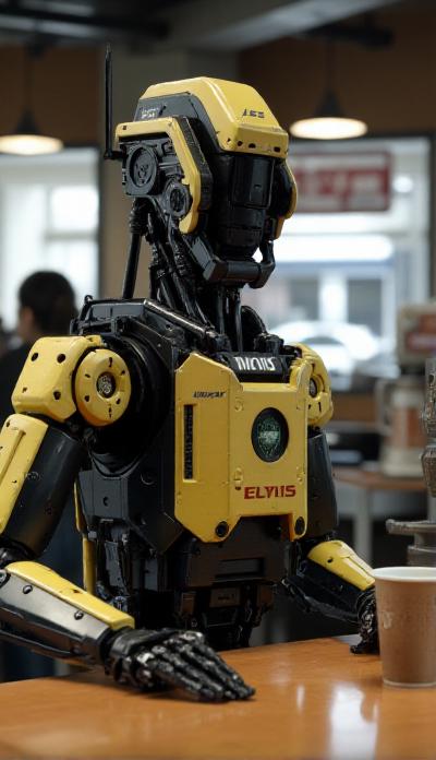 Elysium police robot