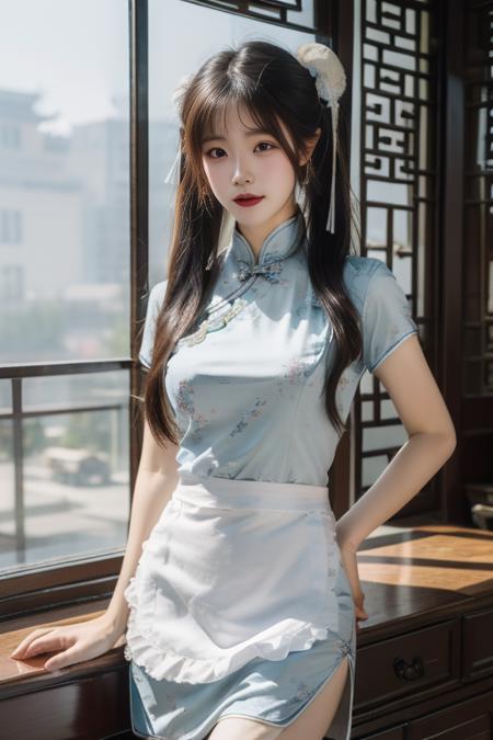 一件简单的小旗袍 a simple short qipao