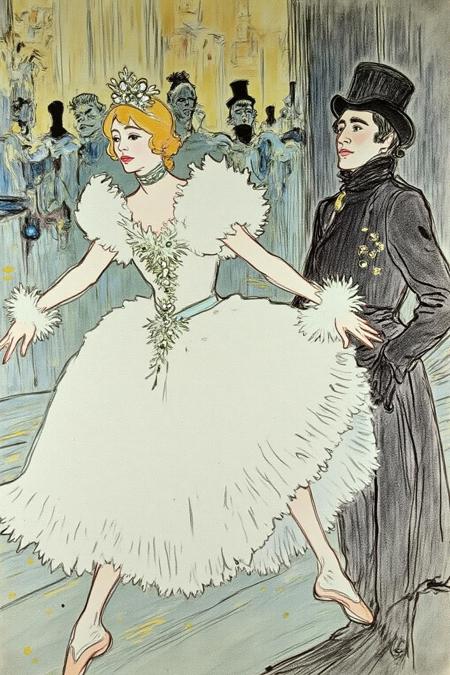 La Belle Époque Poster Style (Henri de Toulouse-Lautrec)