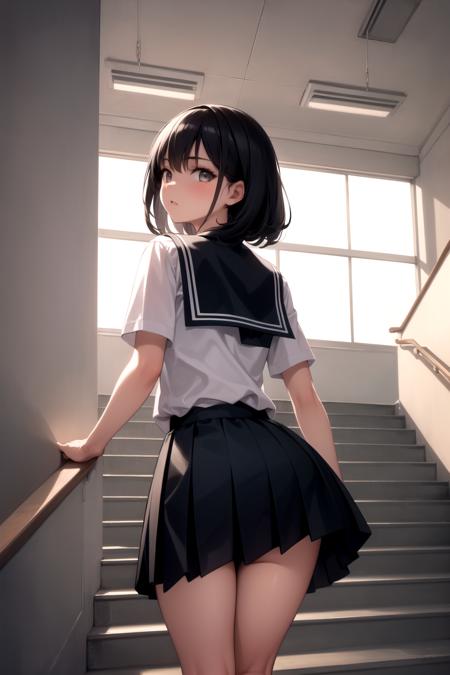 School stairs