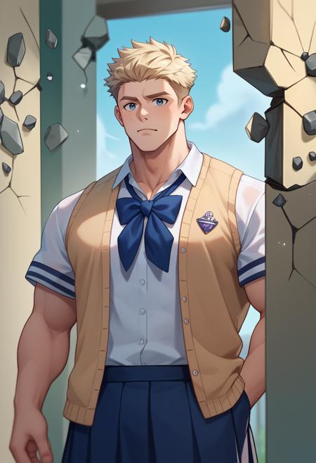 Nokotan Entering Classroom Meme | Concept LoRA XL