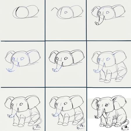 How to draw: step by step. FLUX AND PONY