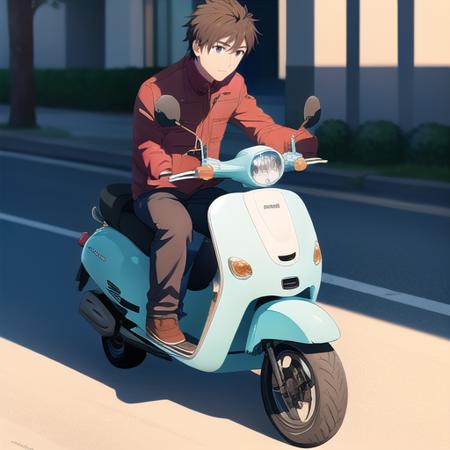 Driving Motor Scooter (Concept)