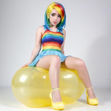 Sitting on a Balloon SDXL